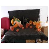 Lot of 15 Wooden Tabletop Decorations for Halloween