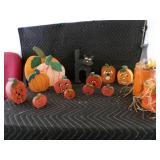 Lot of 15 Wooden Tabletop Decorations for Halloween