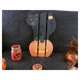 Lot of 9 Tabletop Decorations for Halloween Tea Lights Etc.