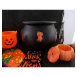 Lot of 22 - Kettle, Treat Bucket Small Candy Pumpkin & Gift or Treat Bags