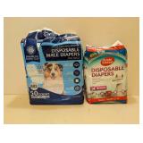 ASSORTED DISPOSABLE DIAPERS (2PKS.)