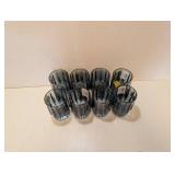 (8) BETTER HOMES & GARDENS GOBLET BLUE CUPS