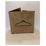 BLACK CLOTH HANGERS 100PK.
