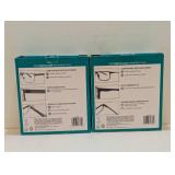 (2) FOSTER GRANT +2.00 FLEXIBLE PLASTIC READERS