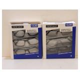 (2) FOSTER GRANT +2.50 READING GLASSES 3PK.
