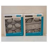 (2) FOSTER GRANT +1.75 READING GLASSES 3PK.