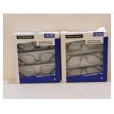 (2) FOSTER GRANT +2.50 READING GLASSES