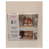 NEW SEVILLE CLASSICS HOME 4PC. STACKABLE BIN ORGANIZER