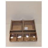 NEW SEVILLE CLASSICS HOME 4PC. STACKABLE BIN ORGANIZER