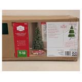 NEW HOLIDAY TIME 6-FOOT NON-LIT WESLEY PINE CHRISTMAS TREE