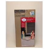 NEW HOLIDAY TIME 3PC. NATIVITY SCENE
