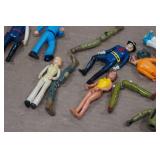 Assorted Vintage Mini Action Figures