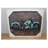 Framed Harley Davidson Picture