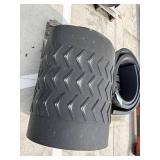 Rubber Belting Rolls with Chevron Pattern and Smooth Profiles