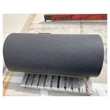 Large Roll of Conveyor Belt Material Measuring Approx. 48 Inches Wide