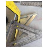 Swanson Big 12 Speed Square, Empire Rafter Square, and Two 24-Inch Squares