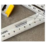 Measuring and Level Tools, Including Adjust-A-Square and Spirit Levels