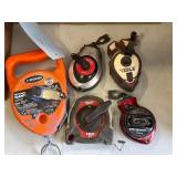 Chalk Lines and Tape Measures (Keson, Tajima, CE Tools, Milwaukee)