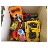 Tape Measures, Chalk Lines, and Related Tools