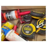 Tape Measures, Chalk Lines, and Related Tools