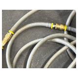 200 Feet of Air Hose with New Ends in Two Sections