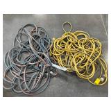 Two 12-Gauge Electrical Extension Cords, Mixed Colors