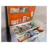 Zee Medical Metal First Aid Kit with Supplies