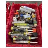 Milwaukee Box with Caulk and Adhesives