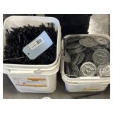 Versico 3-Inch HPV Steel Insulation Plates and Fasteners Lot