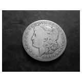 1884 S Morgan Silver Dollar