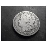1893 CC Morgan Silver Dollar