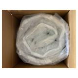 Green Tea Fresca Twin Medium Smooth Top 8 Inch Memory Foam Mattress, Made in USA