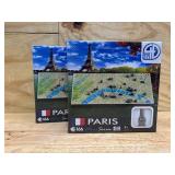 4D Cityscape Mini Puzzle (166 Piece), Paris (lot of 2)