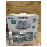 Baby GUND Spunky Puppy Rattle Booties Plush Baby Infant Shoes, Blue, One Size Fits All (lot of 4)