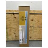 10.63 in. 1-Light White Dimmable LED Flush Mount