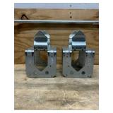 Simpson Strong-Tie ZMax 5.25 in. H X 5.5 in. W 12 Ga. Galvanized Steel Post Base lot of 2