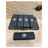 Lucky Brand Leather Keychain Bracelet Key Ring (lot of 10)