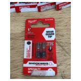Milwaukee Tool SHOCKWAVE Insert Bits for HeadLOK Wood Screws (lot of 8)