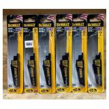 DeWalt Reciprocating Sawblades lot of 6