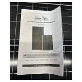 110-Watt Polycrystalline Solar Panel with 300-Watt Power Inverter and 11 Amp Charge Controller