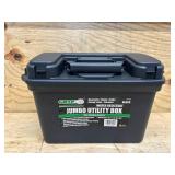 Grip Jumbo Utility Box, Black, 15 7/8in.L x 8in.W x 10 13/16in.H, Model# 78498