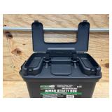 Grip Jumbo Utility Box, Black, 15 7/8in.L x 8in.W x 10 13/16in.H, Model# 78498