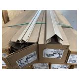 Ply Gem - Pallet of - 210 pc 3/4 in. Wicker Inside Corner Post and 20 pc 3 in. x 3/4 in. Wicker Outside Corner Post