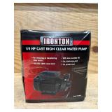 IRONTON 1/4 HP Cast Iron Clear Water Pump