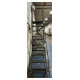 rolling steel staircase ladder