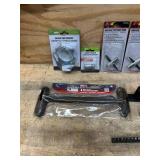Grease gun, hex key, drive impact lot of 10