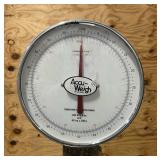 Acc-Weigh 100 lb x 4 oz vintage scale