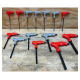T-Handle Hex Key lot of 14