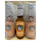 EXPIRED : Melinda s Scotch Bonnet Hot Sauce - Gourmet Scotch Bonnet Pepper Sauce - Made with Scotch Bonnet Peppers, Carrots, Papaya & Lime Juice - Keto, Vegan, Gluten Free Hot Sauce - 5oz, (lot of 10)