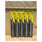 Stanley Hardware 22-175 8" Flat Bastard File (lot of 5)
